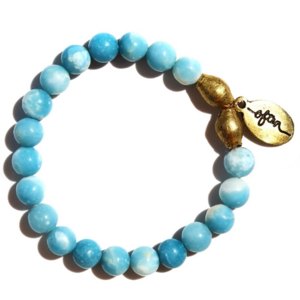 Beaded Bracelet — Larimar - Picture 2 of 2